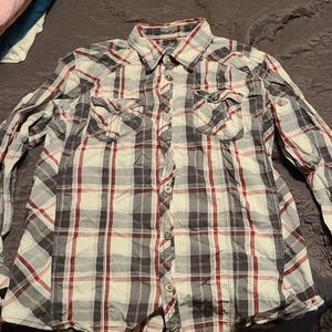 Buckle Casual Button Down Shirt